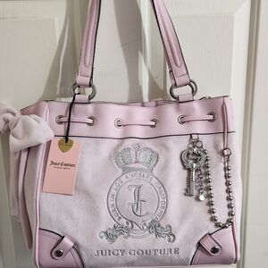 Juicy Couture Pink Classic Juicy Tote Daydreamer NWT
